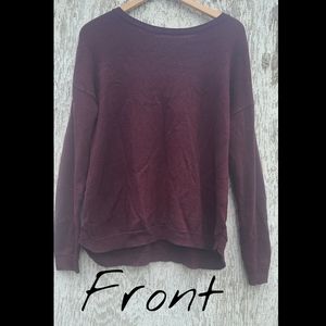 H&M Medium Burgundy woman's sweater